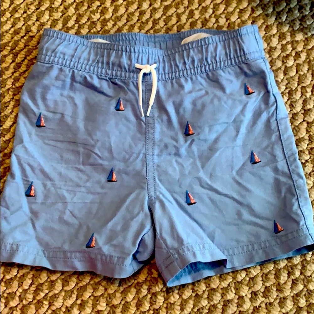 Janie & Jack boys size 4T sailboat bathing suit